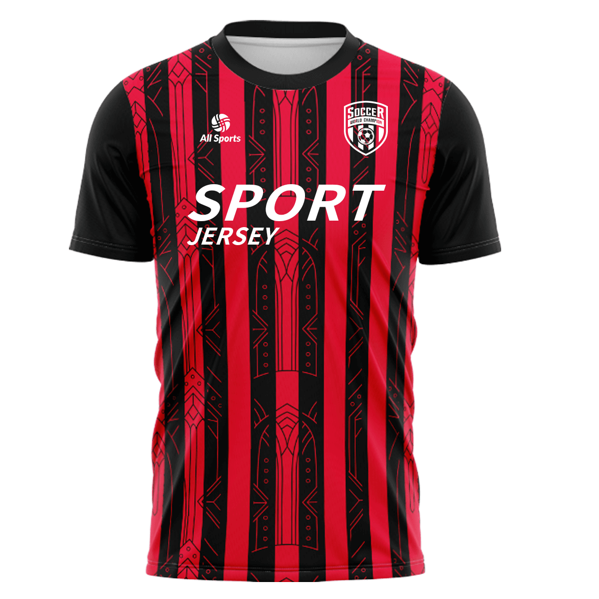 All Sports | 昇華 サッカー ユニフォーム 上下セット FY25025・赤