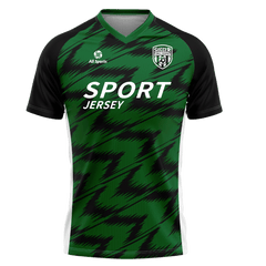 迷彩 サッカー ユニフォーム 黒緑