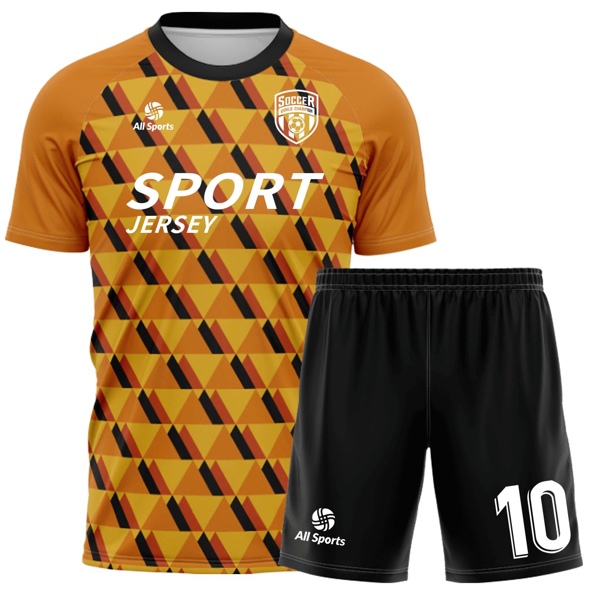 昇華ユニフォームセット オレンジ