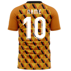 サッカー ユニフォーム オレンジ