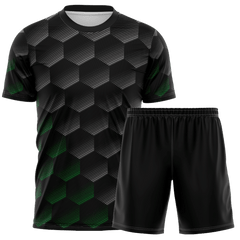 All Sports | 昇華 サッカー ユニフォーム 上下セット FY26007・黒