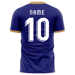 青 サッカー かっこいい ユニフォーム