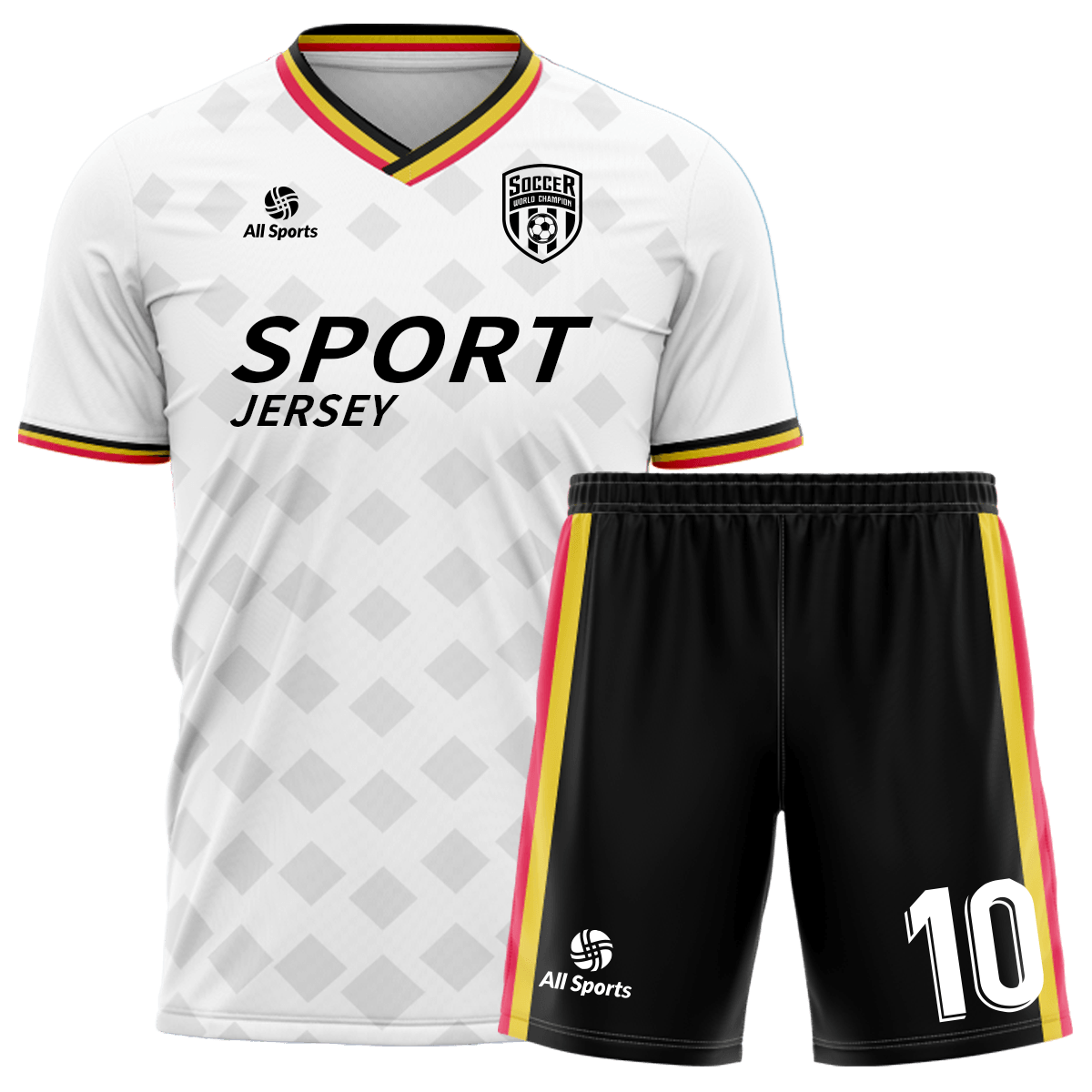 白 ユニフォーム サッカー 上下