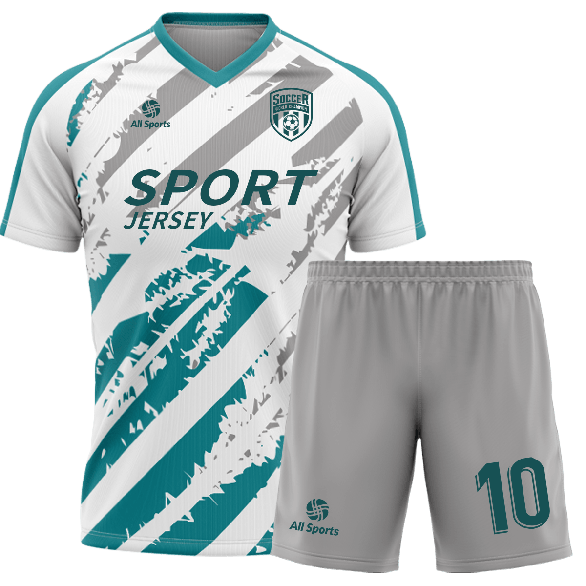 白緑 ユニフォーム サッカー