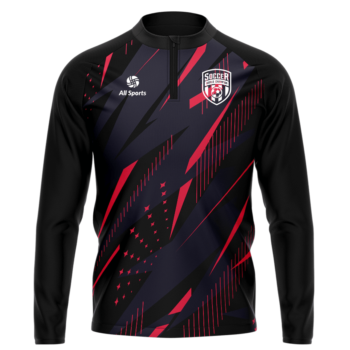 長袖ジャケット All Sports | 昇華 1/4 ジップ ジャケット 長袖 一覧 – All Sports Japan