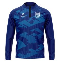 昇華 1/4 ジップ ジャケット クラシックブルー